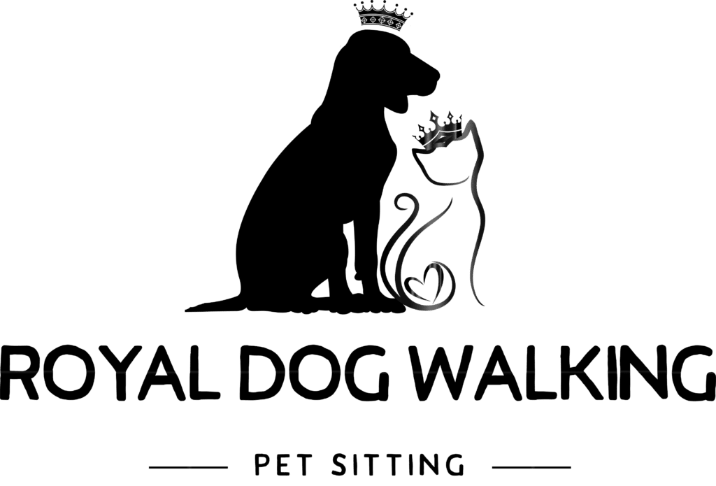 dog walking service logo